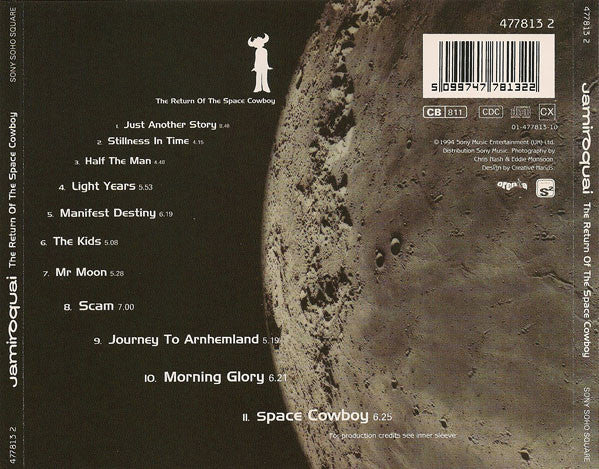 Jamiroquai : The Return Of The Space Cowboy (CD, Album, RE)