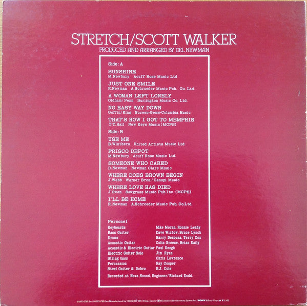 Scott Walker = Scott Walker : Stretch = 心のつぶやき (LP, Album)