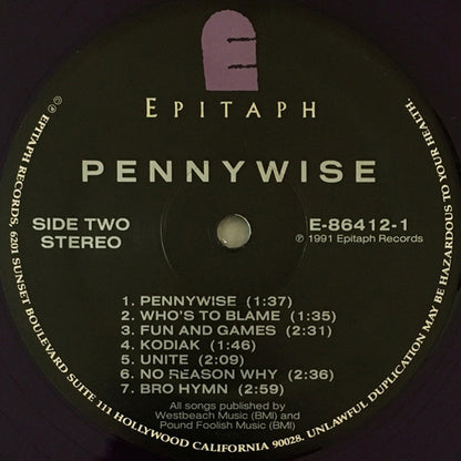 Pennywise : Pennywise (LP, Album, RSD, Ltd, Pur)