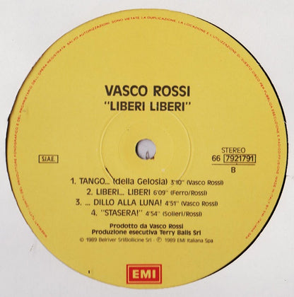 Vasco Rossi : Liberi Liberi (LP, Album)