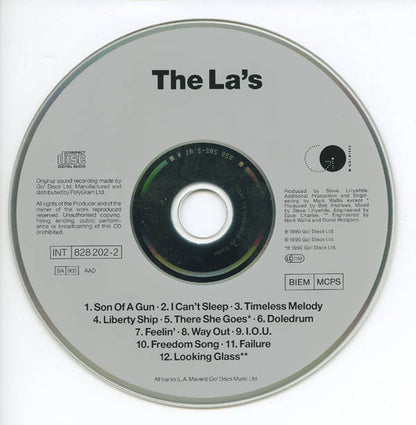 The La's : The La's (CD, Album, RE)