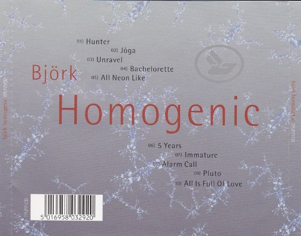 Björk : Homogenic (CD, Album, RP)