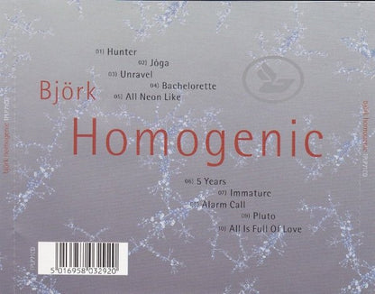 Björk : Homogenic (CD, Album, RP)