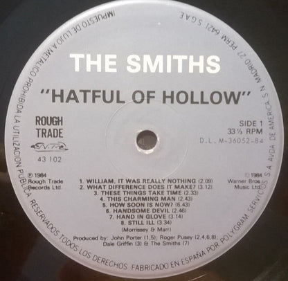 The Smiths : Hatful Of Hollow (LP, Comp, Gat)