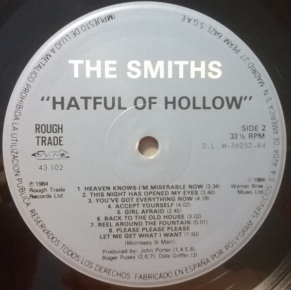 The Smiths : Hatful Of Hollow (LP, Comp, Gat)