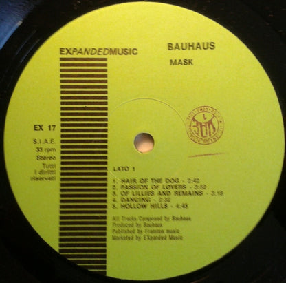 Bauhaus : Mask (LP, Album, Gat)