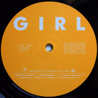 Pharrell Williams : G I R L (LP, Album)