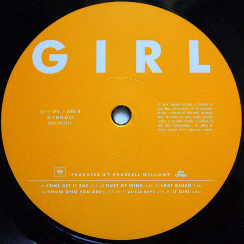 Pharrell Williams : G I R L (LP, Album)