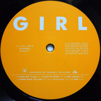 Pharrell Williams : G I R L (LP, Album)