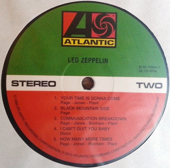 Led Zeppelin : Led Zeppelin (LP, Album, RE, RM, 180)