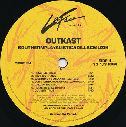 OutKast : Southernplayalisticadillacmuzik (LP, Album, RE, RM, 180)