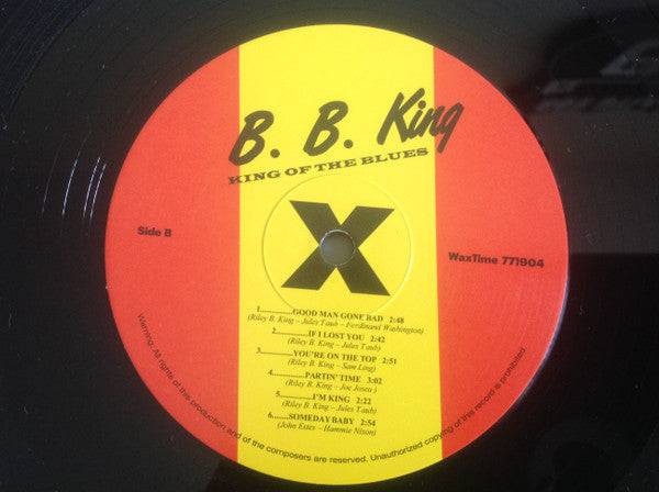 B.B. King : King Of The Blues (LP, Album, RE, 180)