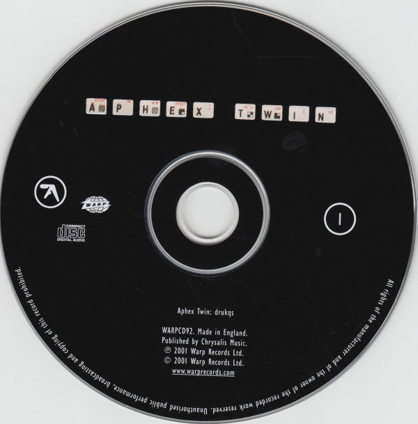 Aphex Twin : Drukqs (2xCD, Album, RE)
