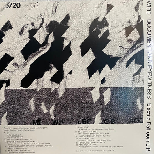 Wire : Document And Eyewitness (2xLP, Album, RE, RM, Gat)