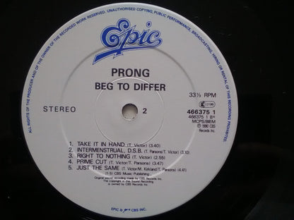 Prong : Beg To Differ (LP, Album)