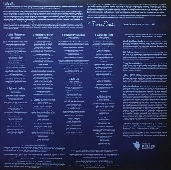 Death (2) : Spiritual Healing (LP, Album, RE, RM)