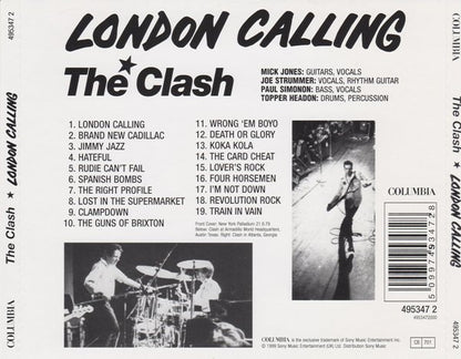The Clash : London Calling (CD, Album, RE, RM, RP)