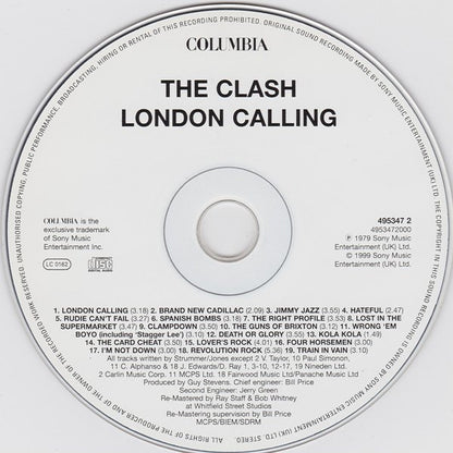 The Clash : London Calling (CD, Album, RE, RM, RP)