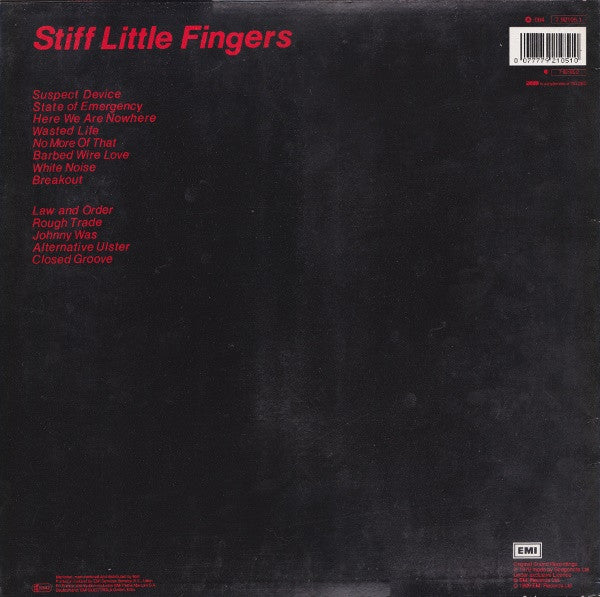 Stiff Little Fingers : Inflammable Material (LP, Album, RE, RM)