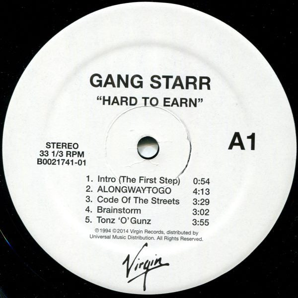 Gang Starr : Hard To Earn (2xLP, Album, RE, 180)