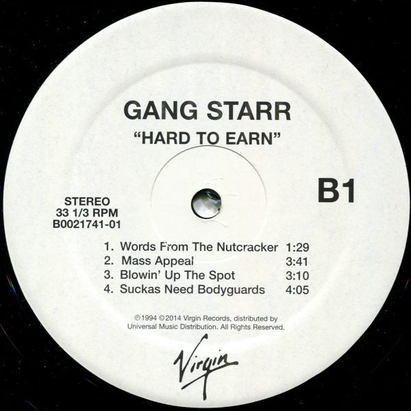 Gang Starr : Hard To Earn (2xLP, Album, RE, 180)