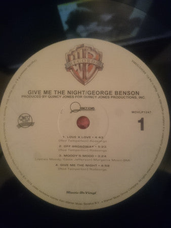 George Benson : Give Me The Night (LP, Album, RE, 180)