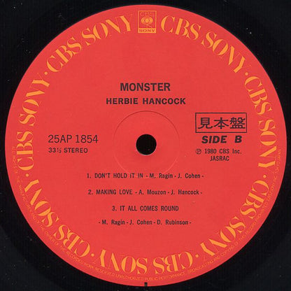 Herbie Hancock : Monster (LP, Album, Promo)