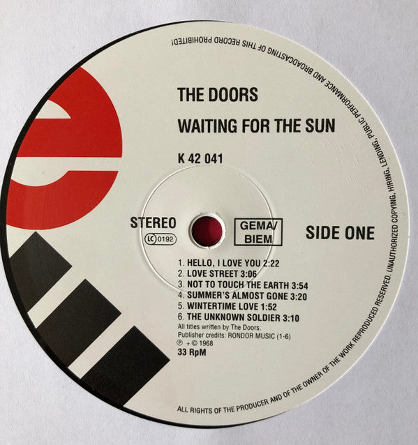 The Doors : Waiting For The Sun (LP, Album, RE, 180)