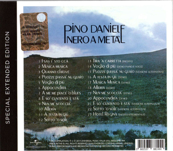 Pino Daniele : Nero A Metà (CD, Album, RE, RM, Spe)