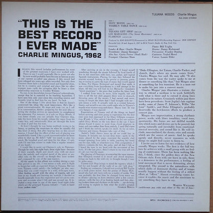 Charles Mingus : Tijuana Moods (LP, Album, RE)