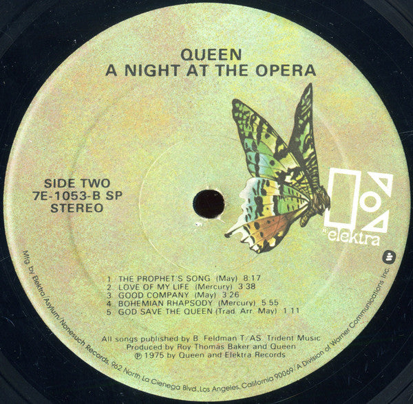 Queen : A Night At The Opera (LP, Album, SP )