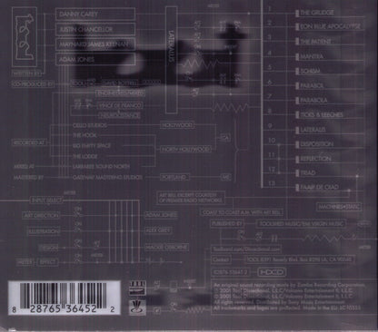 Tool (2) : Lateralus (HDCD, Album, M/Print, RE)