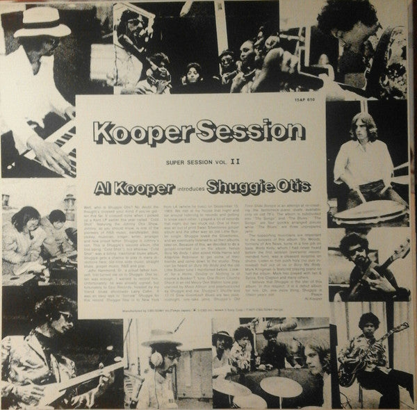 Al Kooper Introduces Shuggie Otis :  Kooper Session Super Session Vol.2  (LP, Album, RE)
