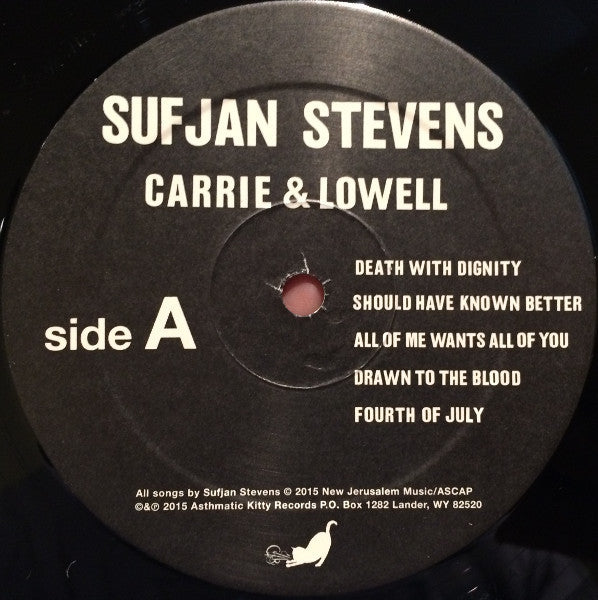 Sufjan Stevens : Carrie & Lowell (LP, Album)