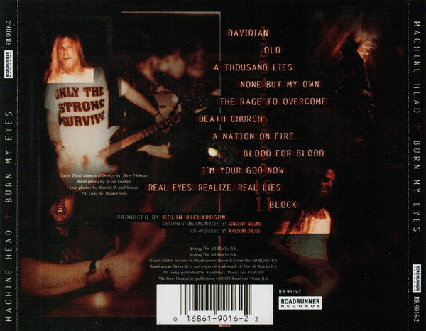 Machine Head (3) : Burn My Eyes (CD, Album, RE, RP)