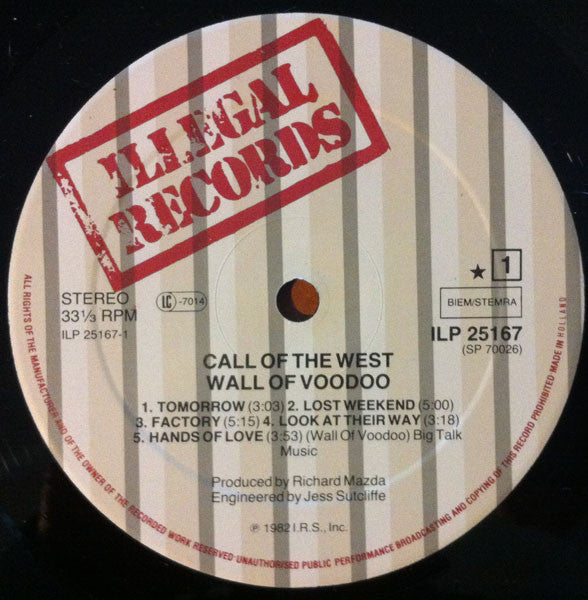 Wall Of Voodoo : Call Of The West (LP, Album)