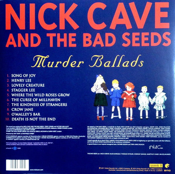 Nick Cave & The Bad Seeds : Murder Ballads (LP + LP, S/Sided + Album, RE, RM, 180)