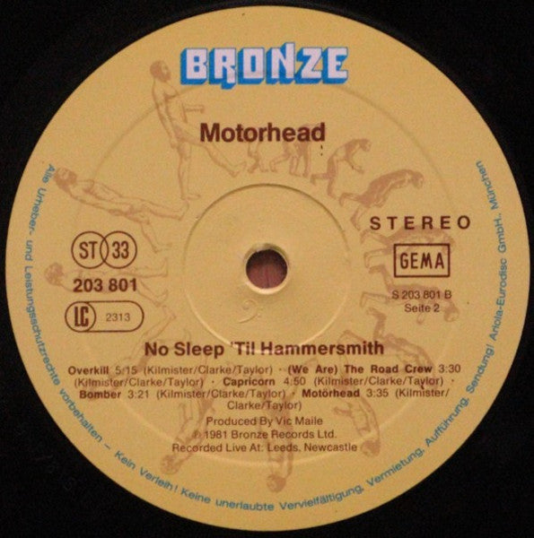 Motörhead : No Sleep 'til Hammersmith (LP, Album)