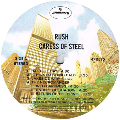 Rush : Caress Of Steel (LP, Album, RE, RM, Gat)