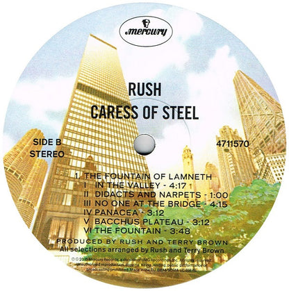 Rush : Caress Of Steel (LP, Album, RE, RM, Gat)