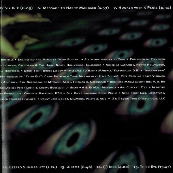 Tool (2) : Ænima (CD, Album, RE)