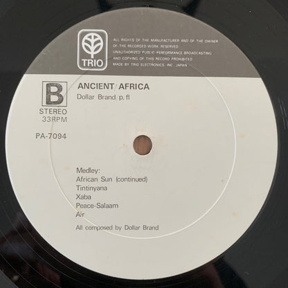 Dollar Brand : Ancient Africa (LP, Album)