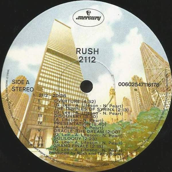 Rush : 2112 (LP, Album, RE, Hol)