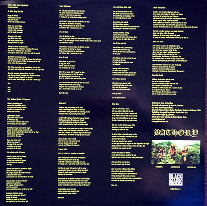 Bathory : Blood Fire Death (LP, Album, RE, RP, 180)