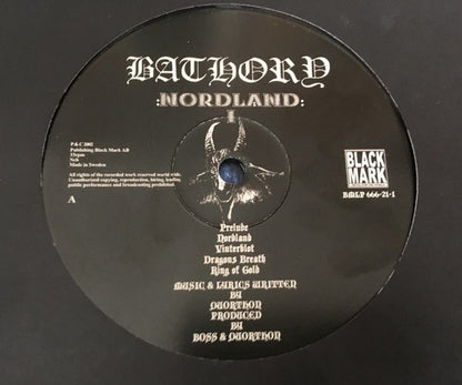 Bathory : Nordland I & II (2xLP, Comp, RE, 180)