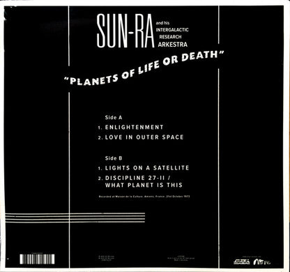 The Sun Ra Arkestra : Planets Of Life Or Death: Amiens '73 (LP, Album, RSD)