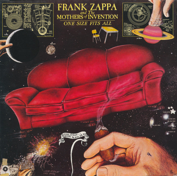 Frank Zappa And The Mothers : One Size Fits All (LP, Album, RE)