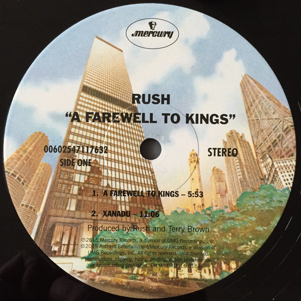 Rush : A Farewell To Kings (LP, Album, RE, RM, 180)