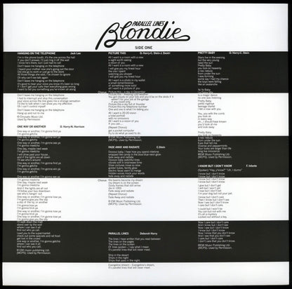 Blondie : Parallel Lines (LP, Album, RE, 180)