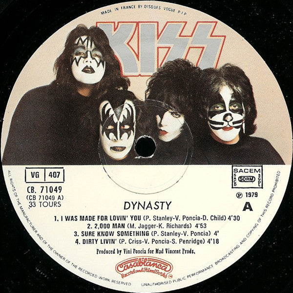 Kiss : Dynasty (LP, Album)